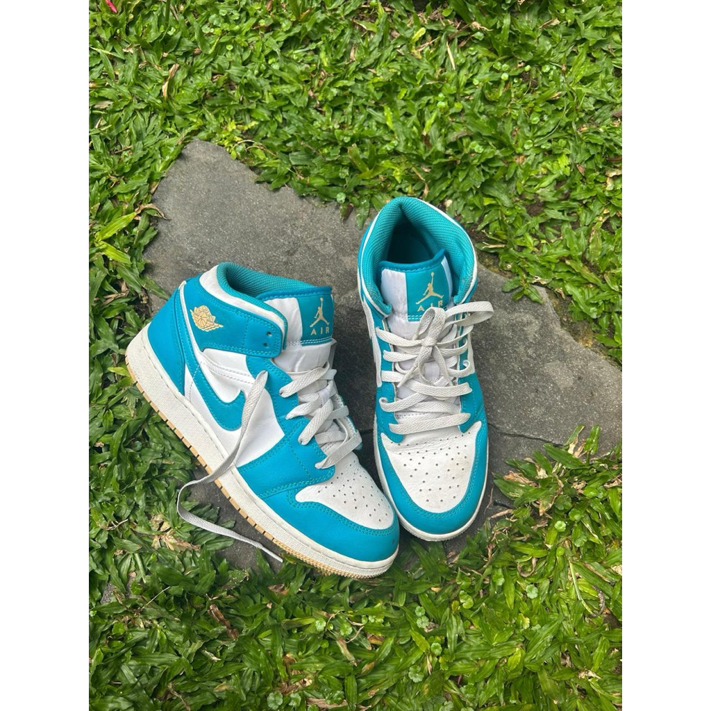 Nike Air Jordan 1 Mid Low “Aquatone”