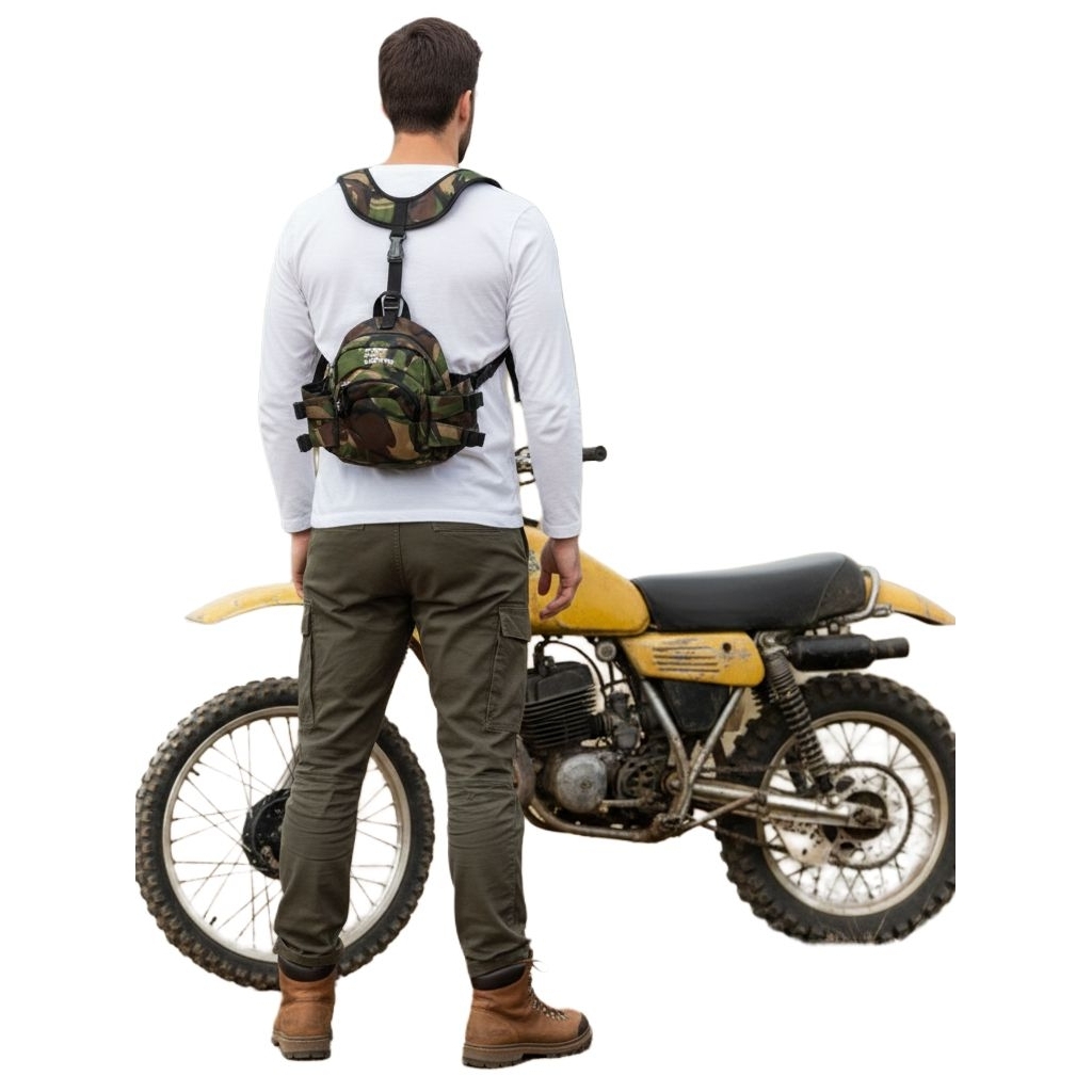 XDHOSE Tas Ransel Pinggang Multifungsi Trail Trabas Adventure Motif Army Waterproof