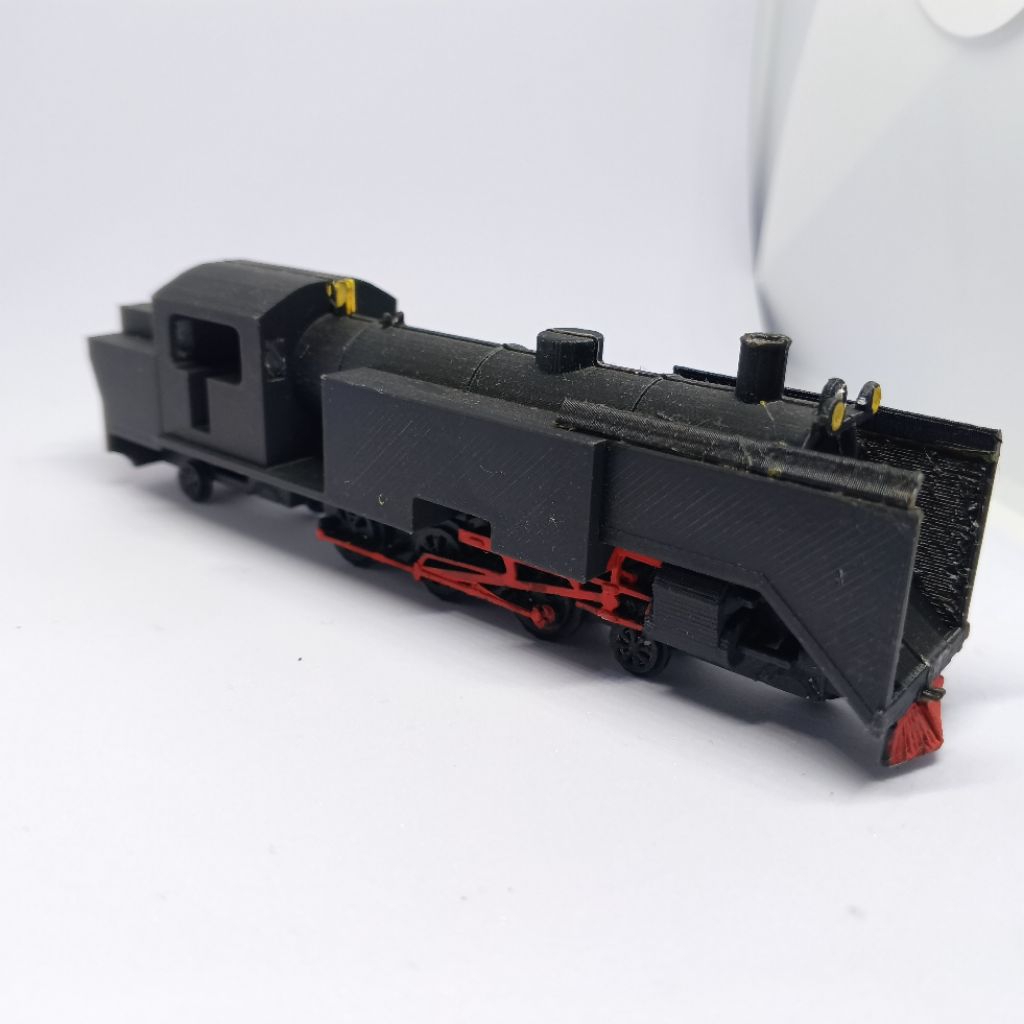 miniatur Lokomotif uap C 28