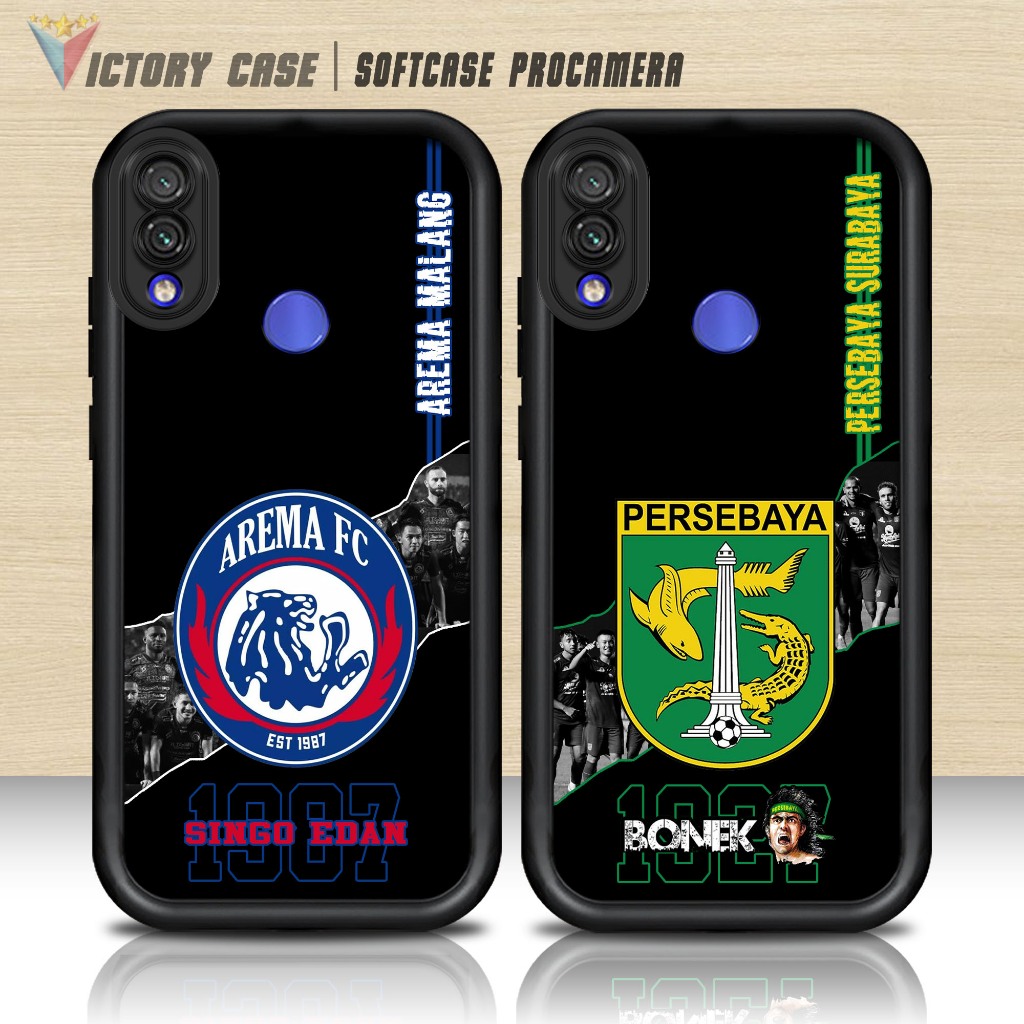 Softcase Glass kaca untuk REDMI NOTE 7 NOTE 7 PRO LIGA1 Casing Handphone Case Procamera