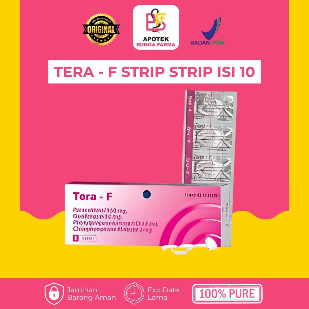 TERA - F STRIP ISI 10 - OBAT TABLET