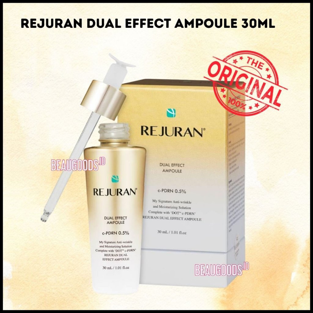 [READY] REJURAN Dual Effect Ampoule 30ml Gold Original Korea - Serum DNA Salmon PDRN Anti Aging Peng
