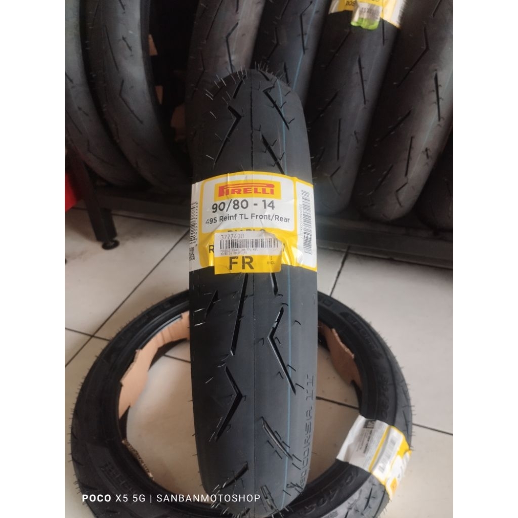 Ban Motor Pirelli Diablo Rosso Corsa 2 90/80/14 (Pirelli)