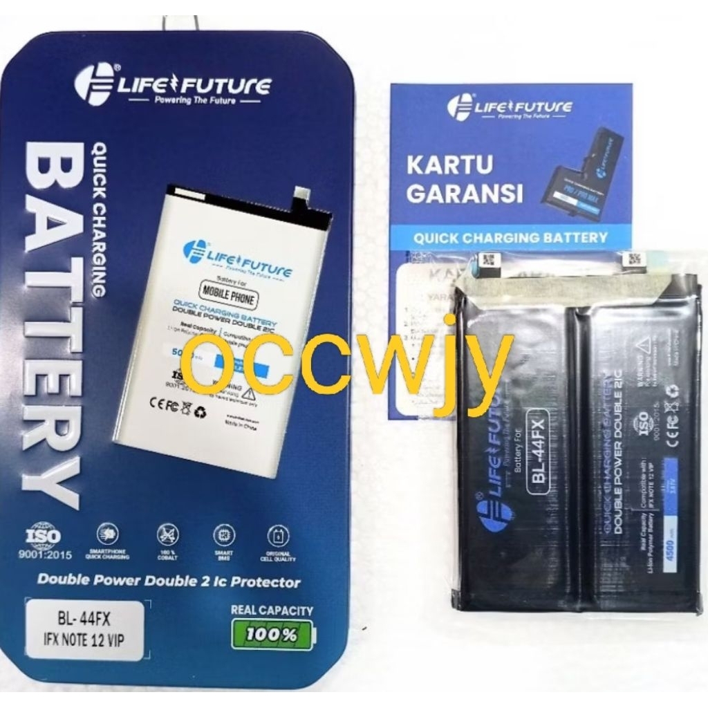 baterai life future infinix note 12 VIP BL-44FX