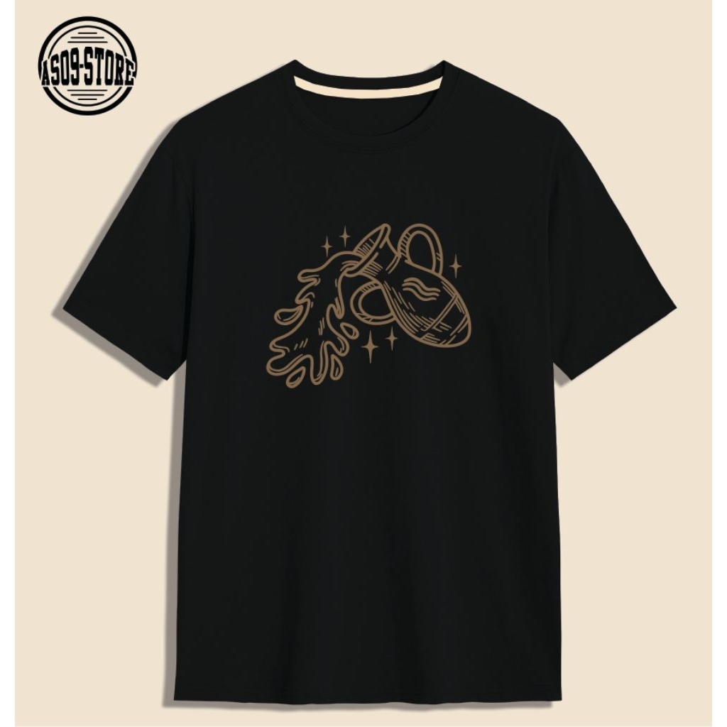 Kaos T-shirt Zodiak Bintang Aquarius