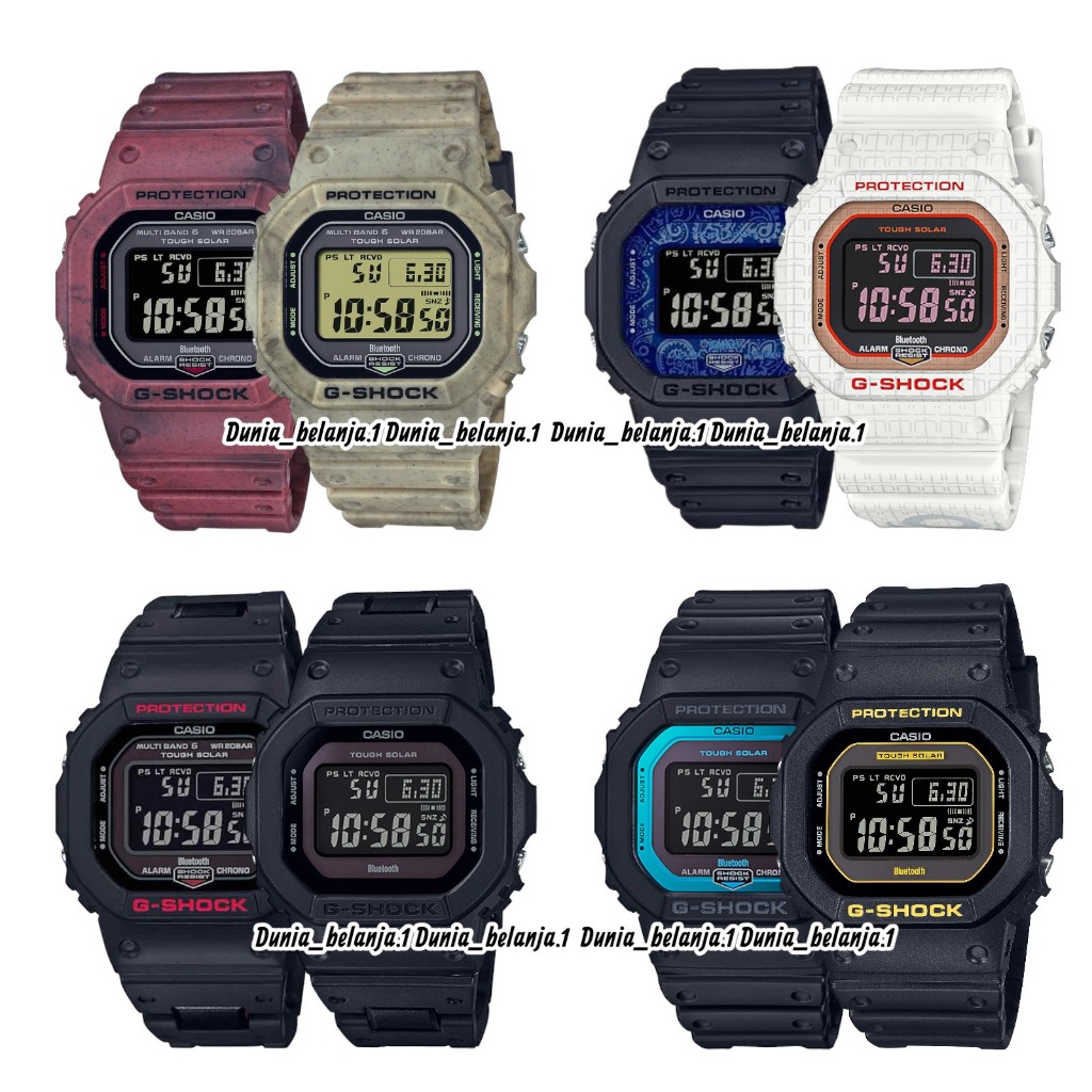 Original 100% Jam Tangan Pria Casio G-SHOCK GWB5600 Sollar Bluetooth Garansi Resmi 2 Tahun GW-B5600S