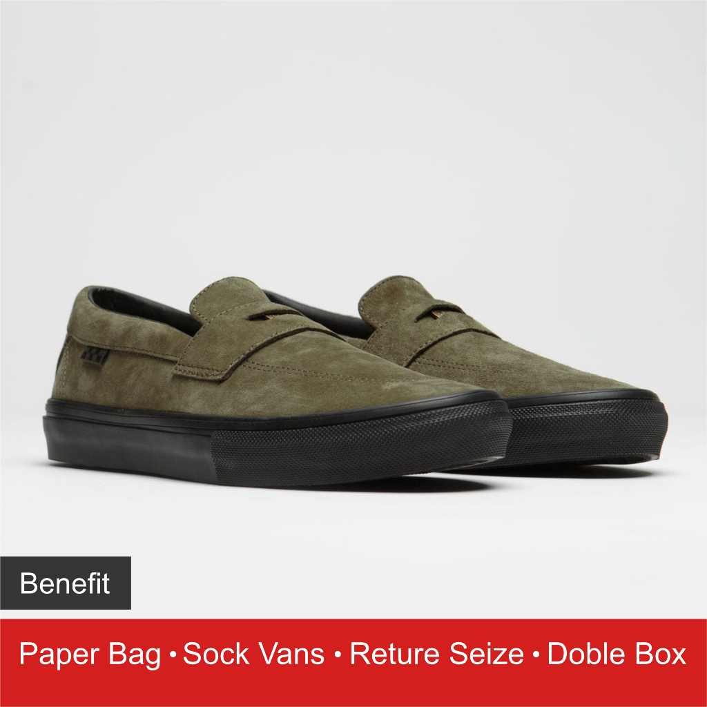Loafer Vans Style 53 Pro Skate x Beatrice Domond Dark Olive Bnib