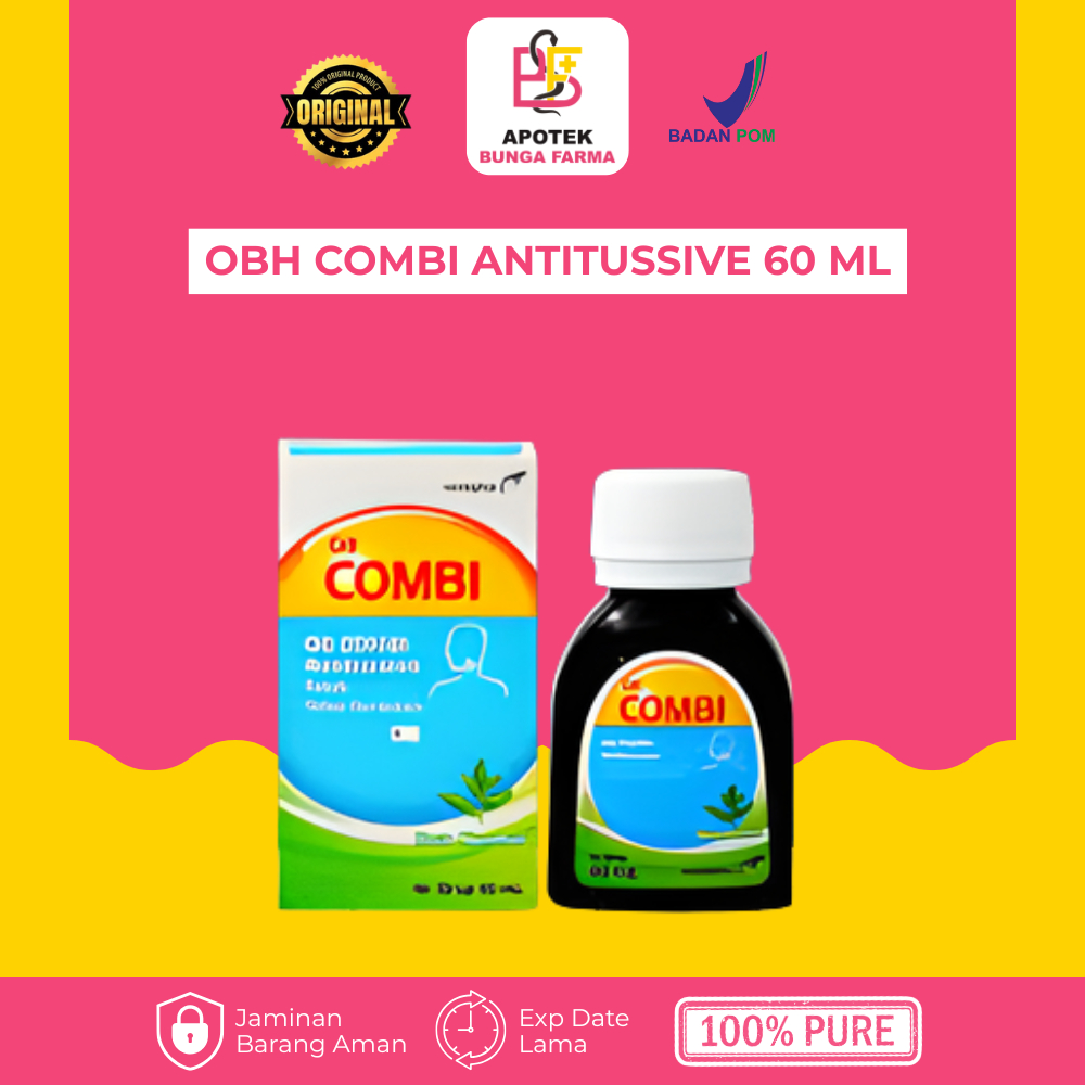 OBH COMBI Antitussive: Khusus untuk redakan batuk kering.