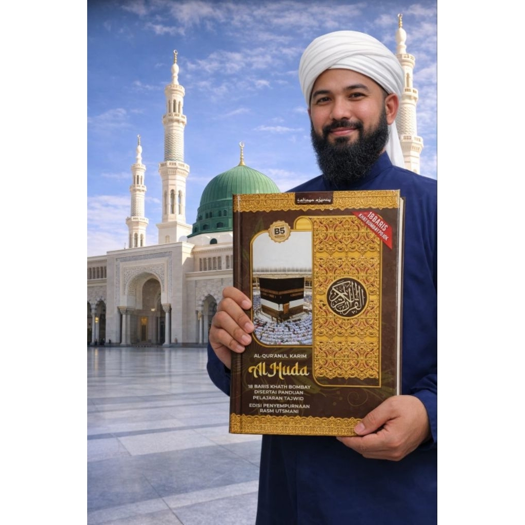 Al Quran Murah Khot Utsmani 18 Baris Al Huda Cetakan 2 Warna Kertas HVS Warna Ukuran B5 Standard Tul