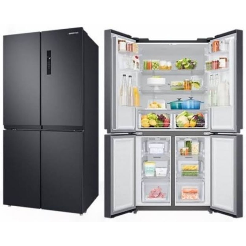 Samsung 468 Ltr Kulkas 4 Pintu Side By Side RF48A4000B4/SE