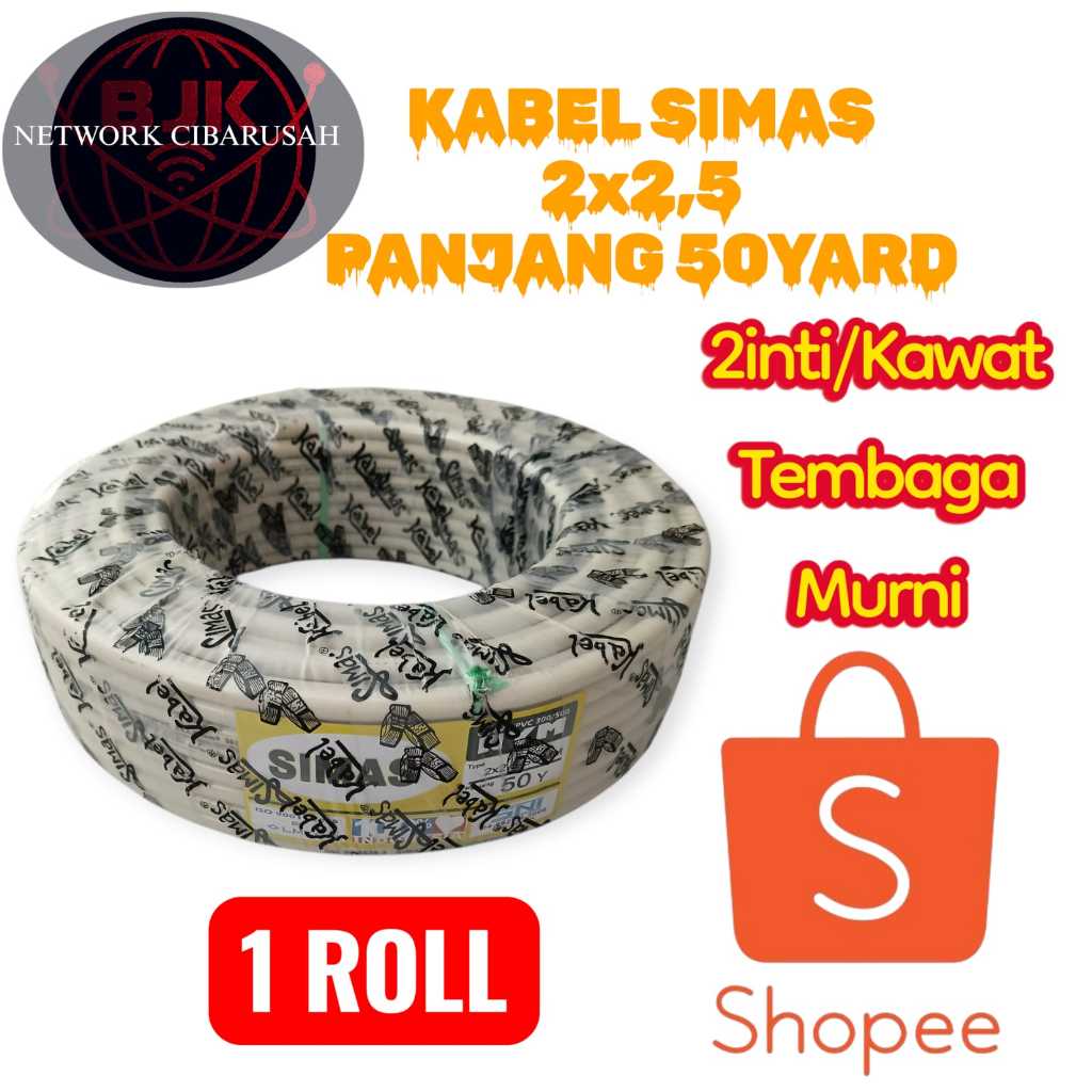 KABEL NYM 2x2,5MM SNI SIMAS