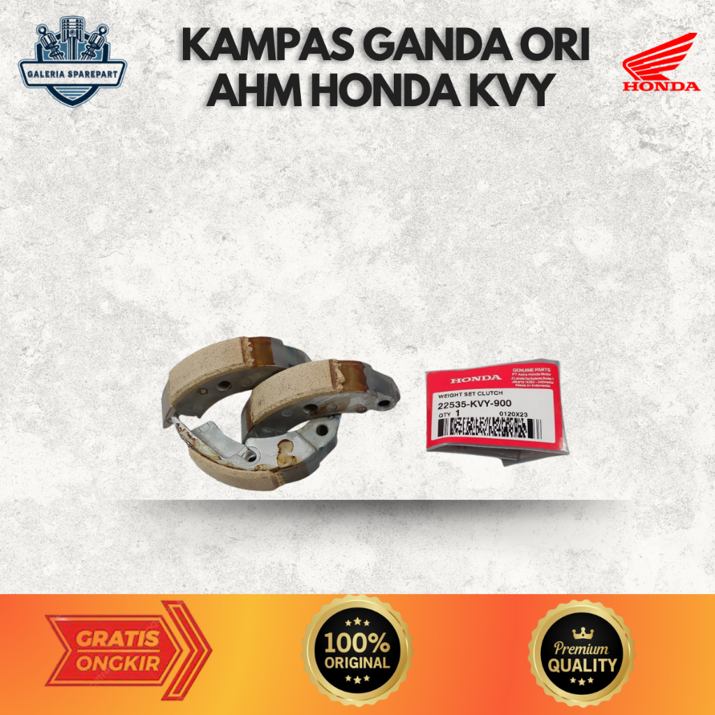 KAMPAS GANDA ORIGINAL KVY MOTOR HONDA BEAT KARBU - KAMPAS GANDA BEAT KARBU