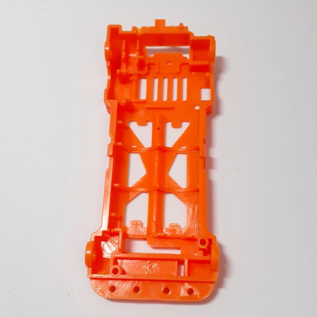 chassis sasis buntung rep tamiya hjh mini 4wd super 1 orange jingga