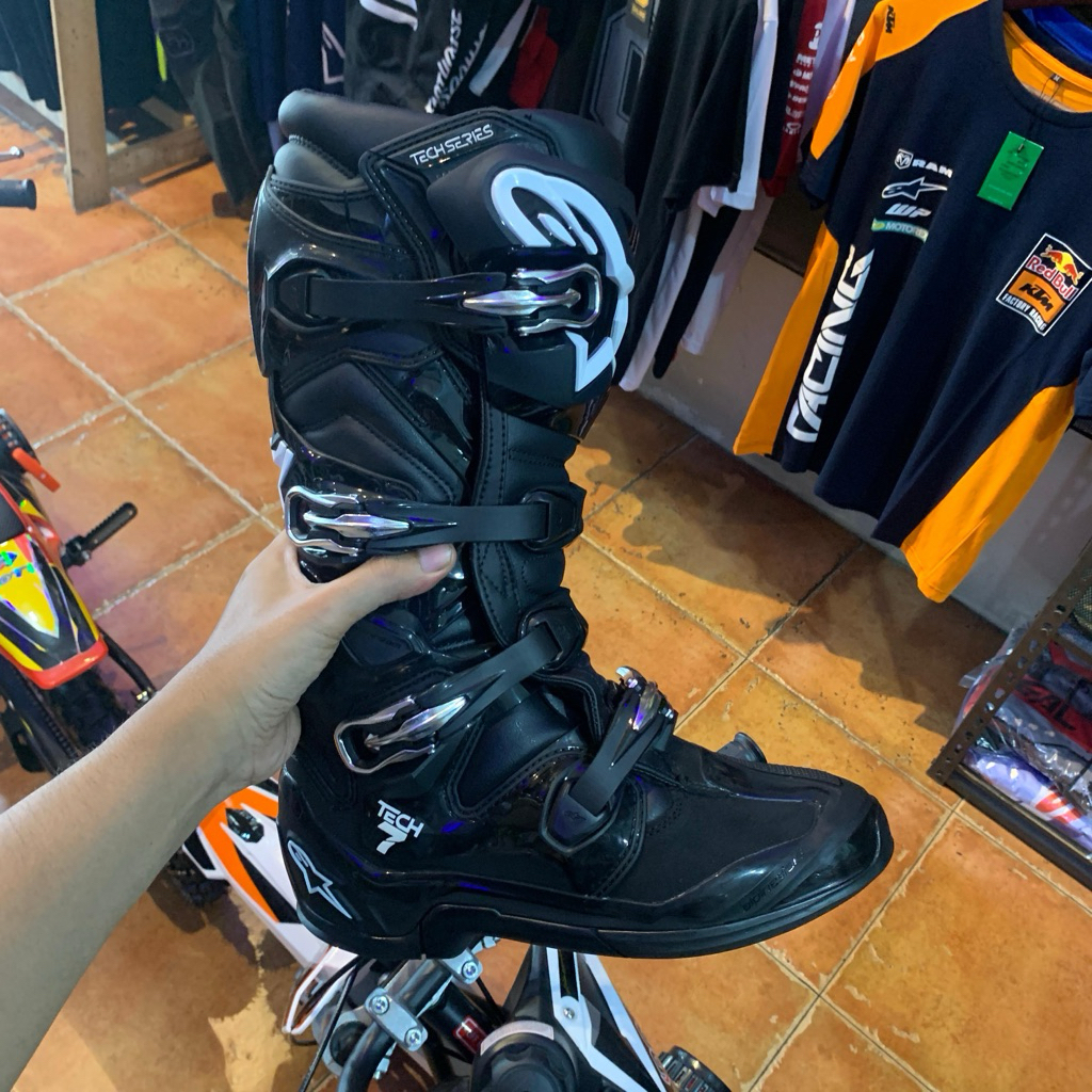 ALPINESTAR TECH7 TERBARU BLACK