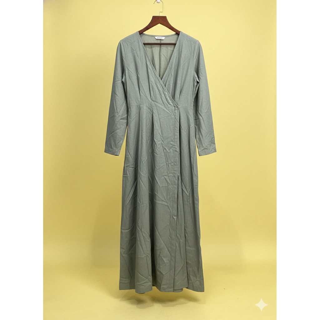 Outer New GU import premium baru/uniqlo/outer hijau