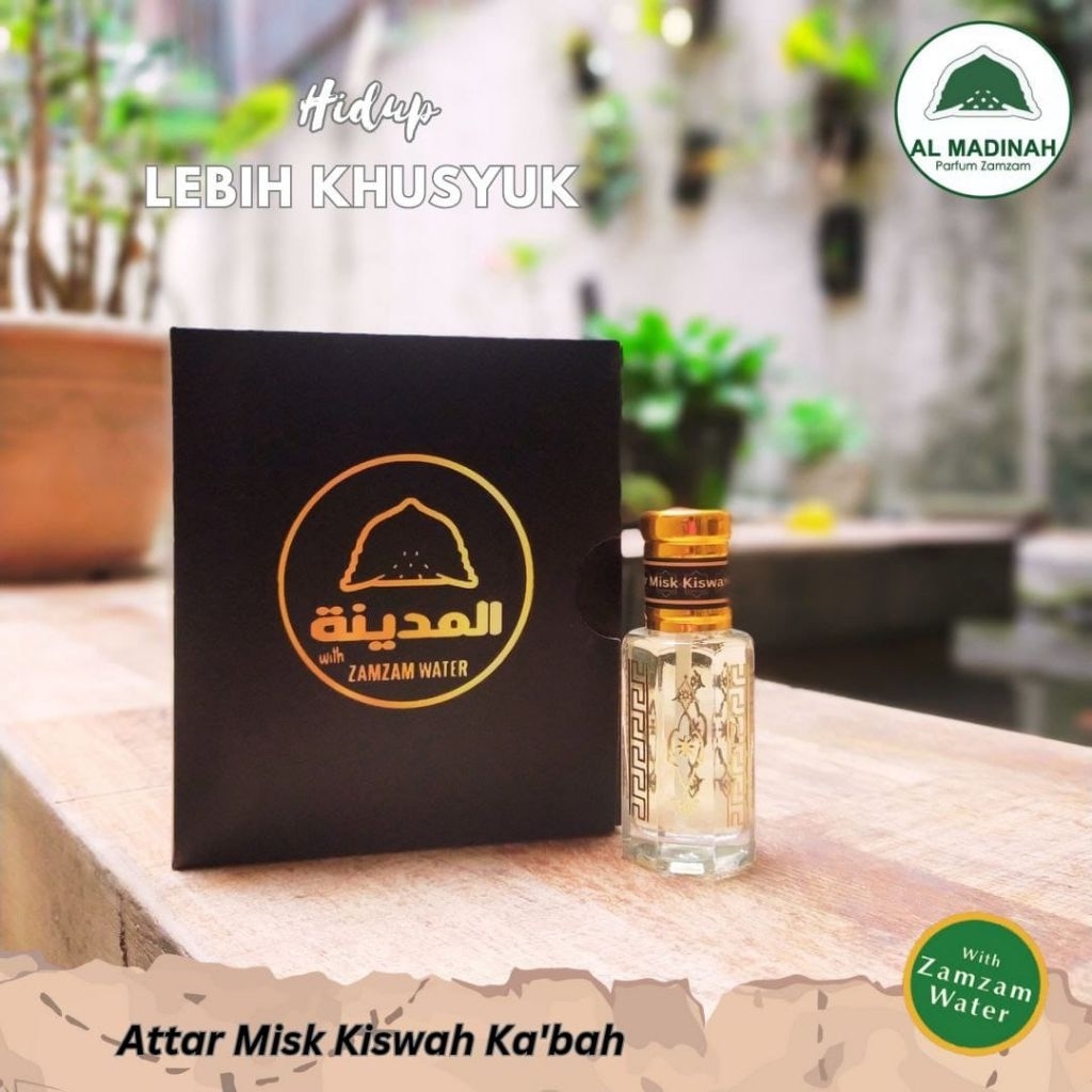 Kiswah Ka'bah - ATTAR SERIES - AL MADINAH PARFUM ZAMZAM - Original Makkah Madinah - Haramain Oud - K