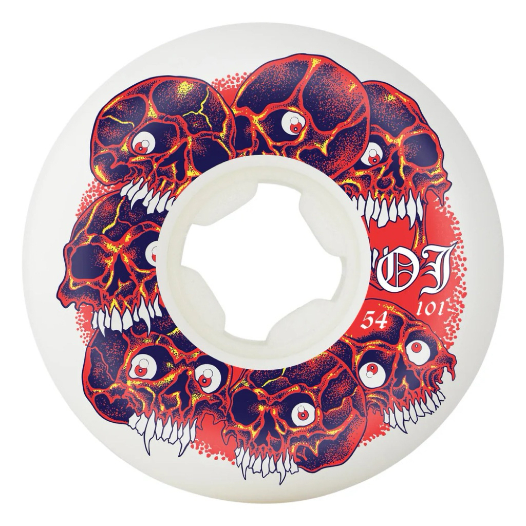 Oj Wheels 54mm 101a Grey Matter Juice Original White
