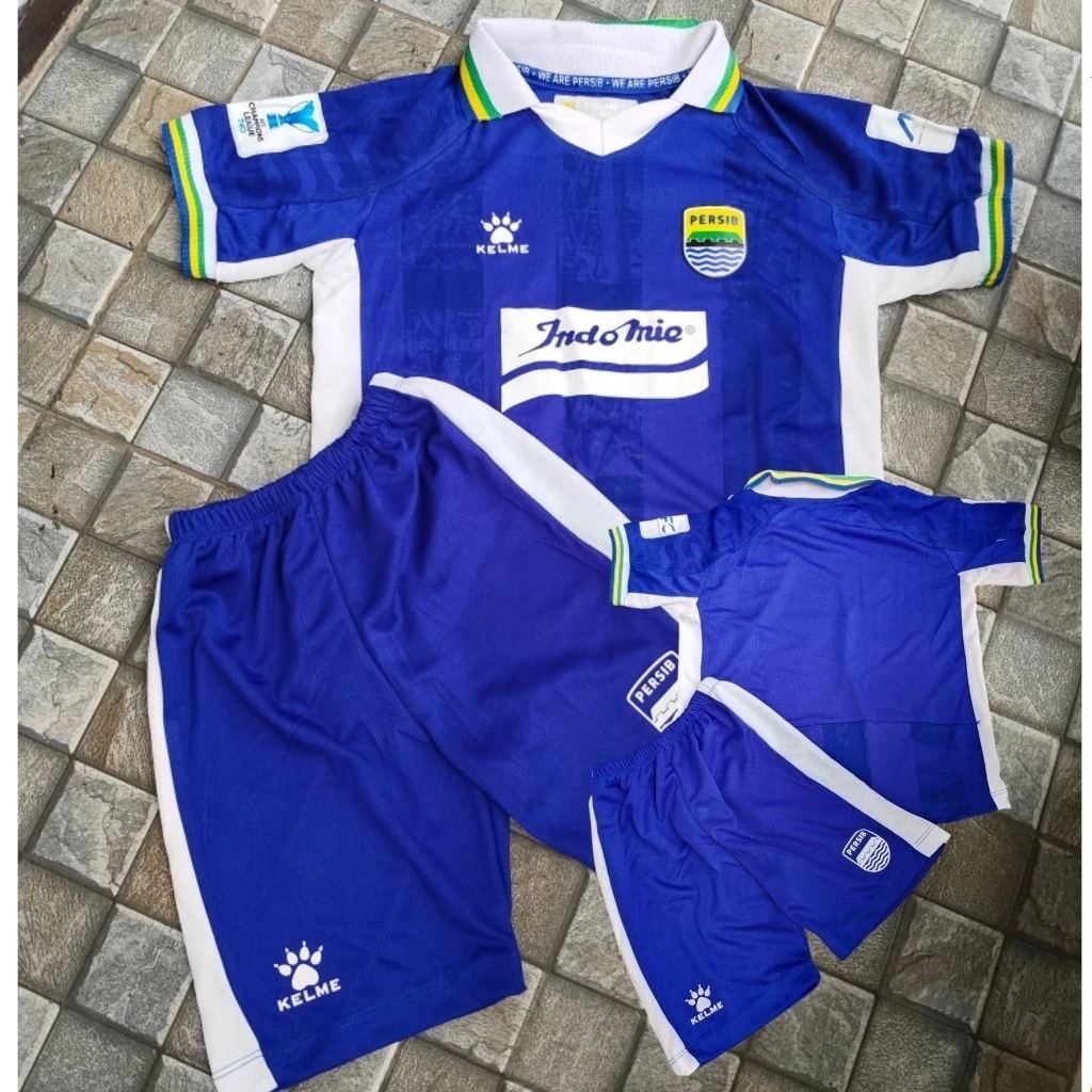 PREMIUM SETELAN BAJU BOLA JERSEY PERSIB HOME ACL ANAK KIDS 2025 2026 GRADE ORI