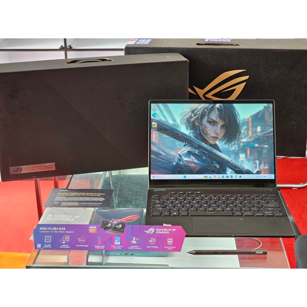 ASUS ROG FLOW X13 GV301QC AMD Ryzen 9 5000 Series Ram 16 GB Nvidia RTX 3050 120 Hz Touchscreen 2 in 