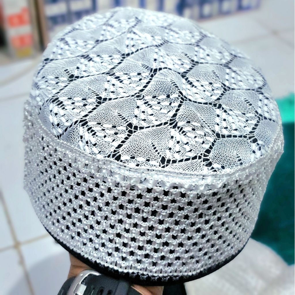 Peci Haji Peci Lulu Agmatex Rajut Renda RRC All Size