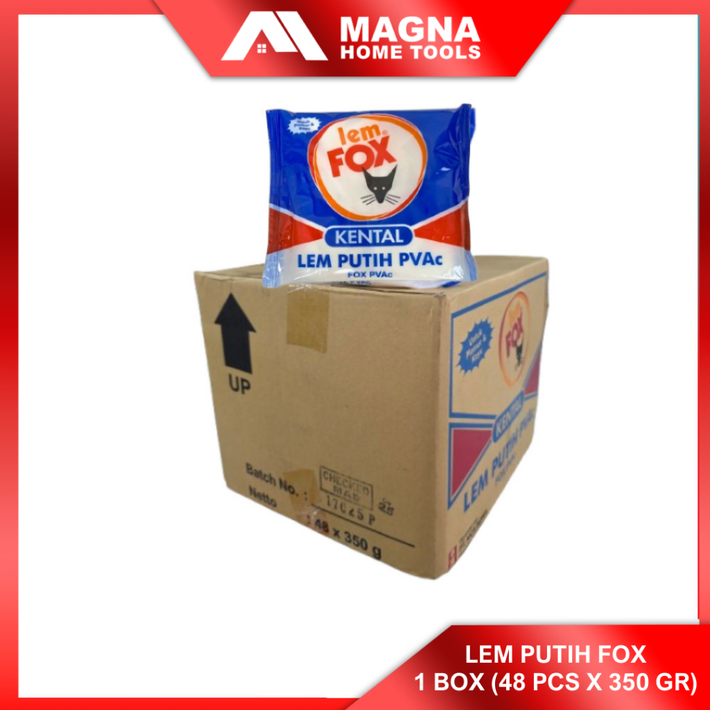 LEM PUTIH FOX 350 GRAM LEM KAYU TEMBOK
