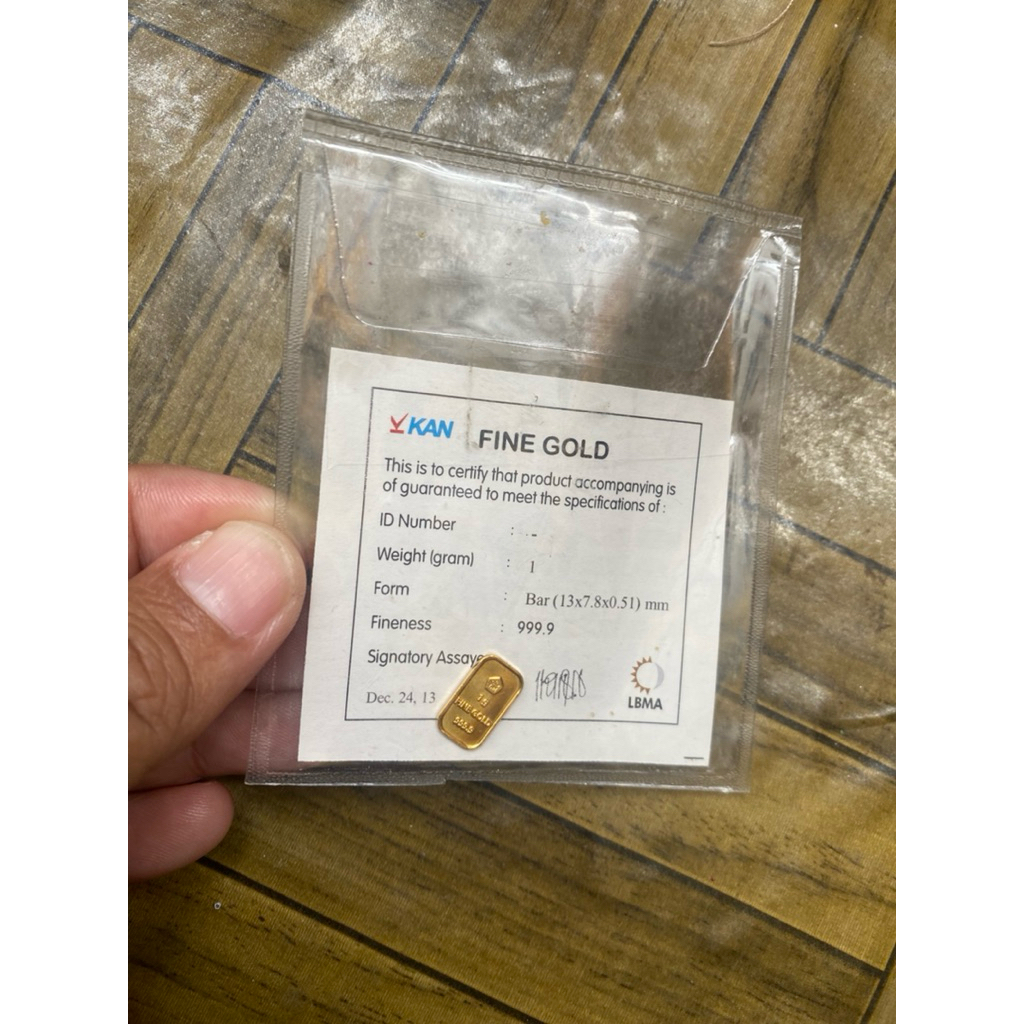 Emas Antam Retro tahun 2016 ( 1 gram)