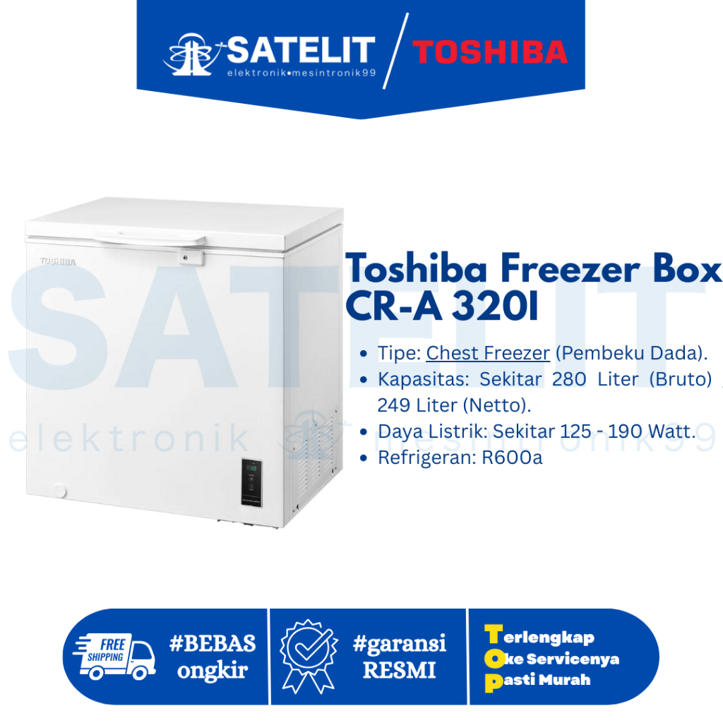 Toshiba Freezer Box CR-A 320I