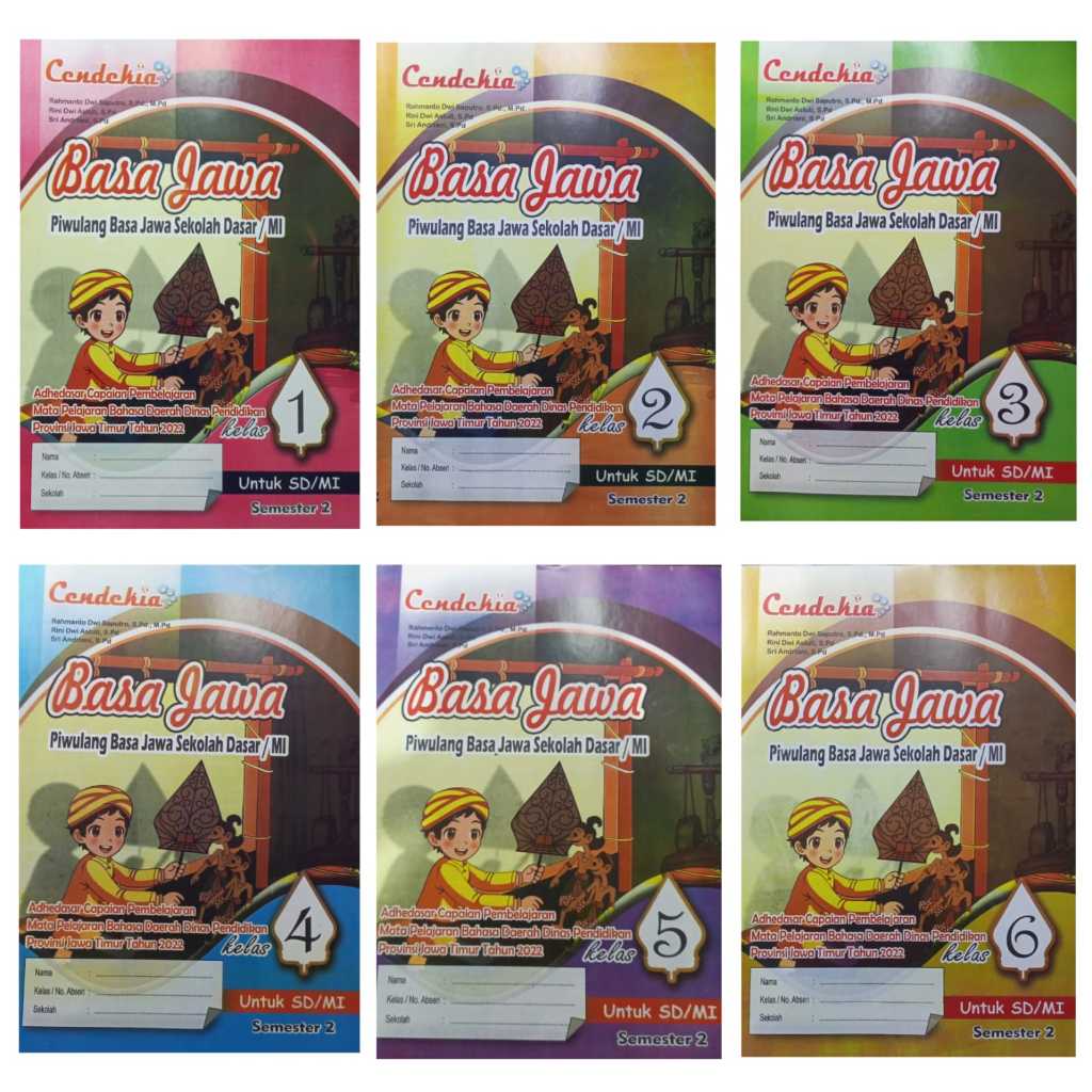 LKS BASA JAWA KELAS 1-6 SEMESTER 2 - CENDEKIA