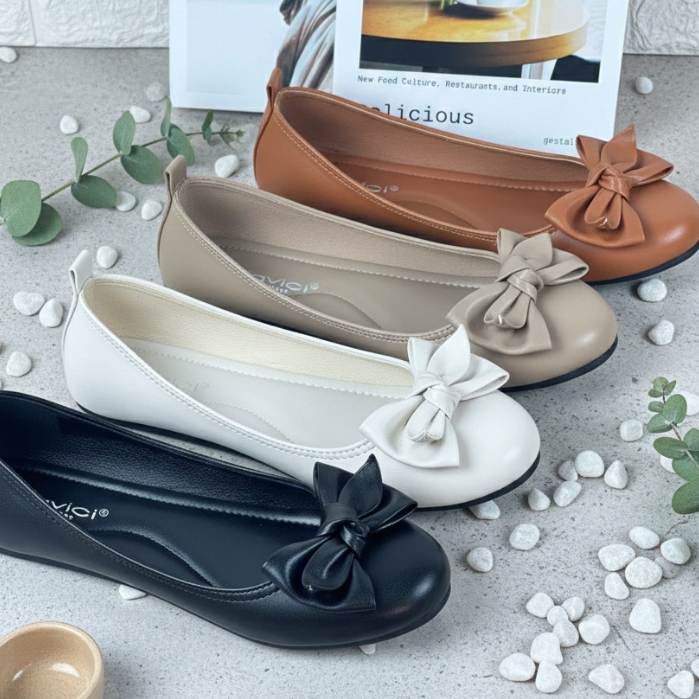 GRAVICI -Sepatu Flat Shoes Wanita Sepatu Kerja Wanita  AS-12