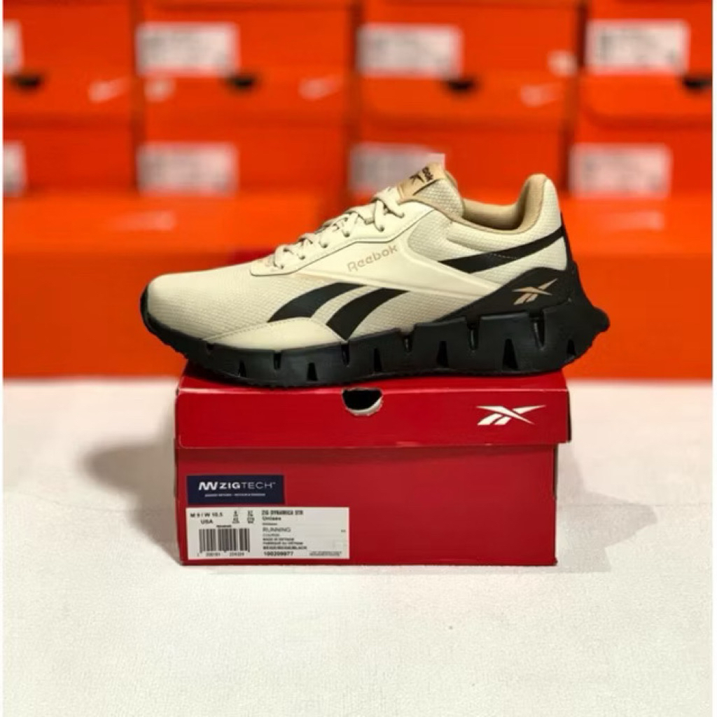 SEPATU PRIA REEBOK ZIG DYNAMICA BEIGE ORIGINAL