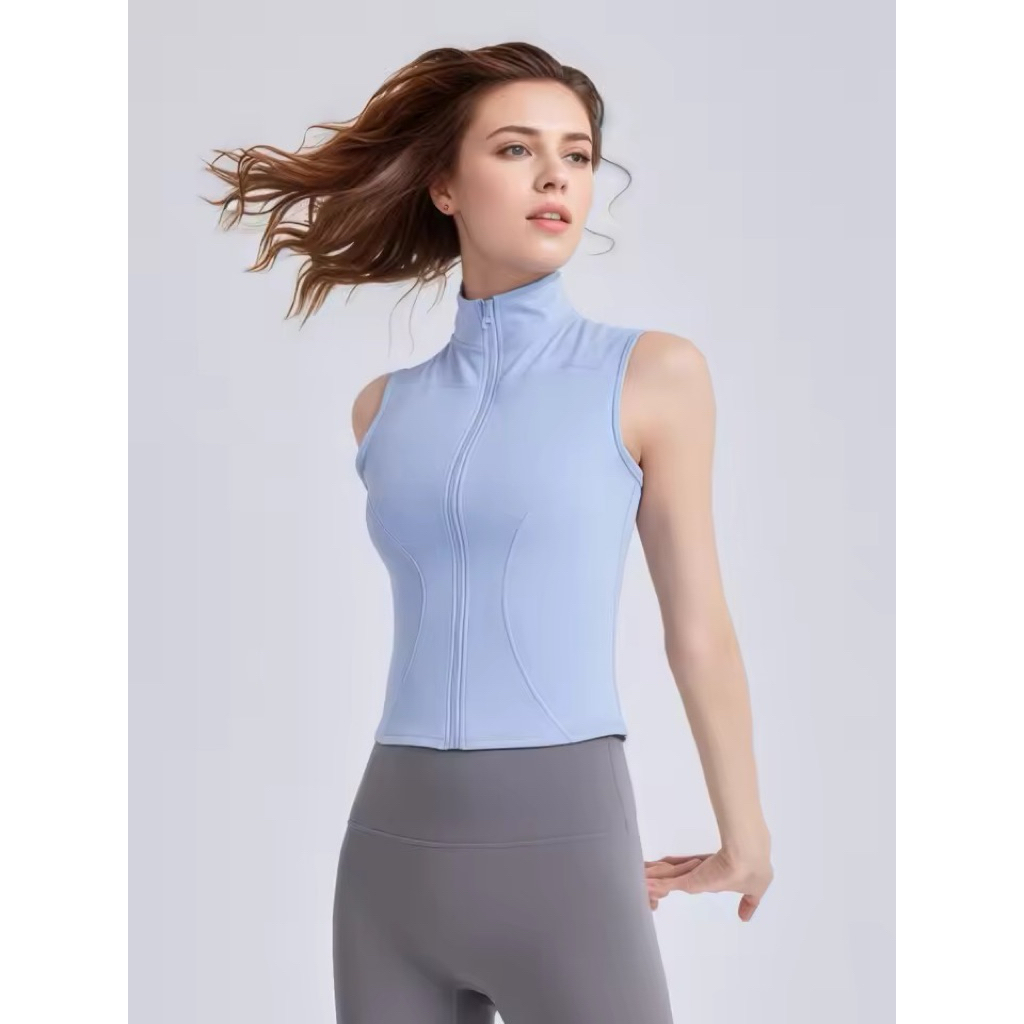 tennis top sport bra zipper olahraga Daria