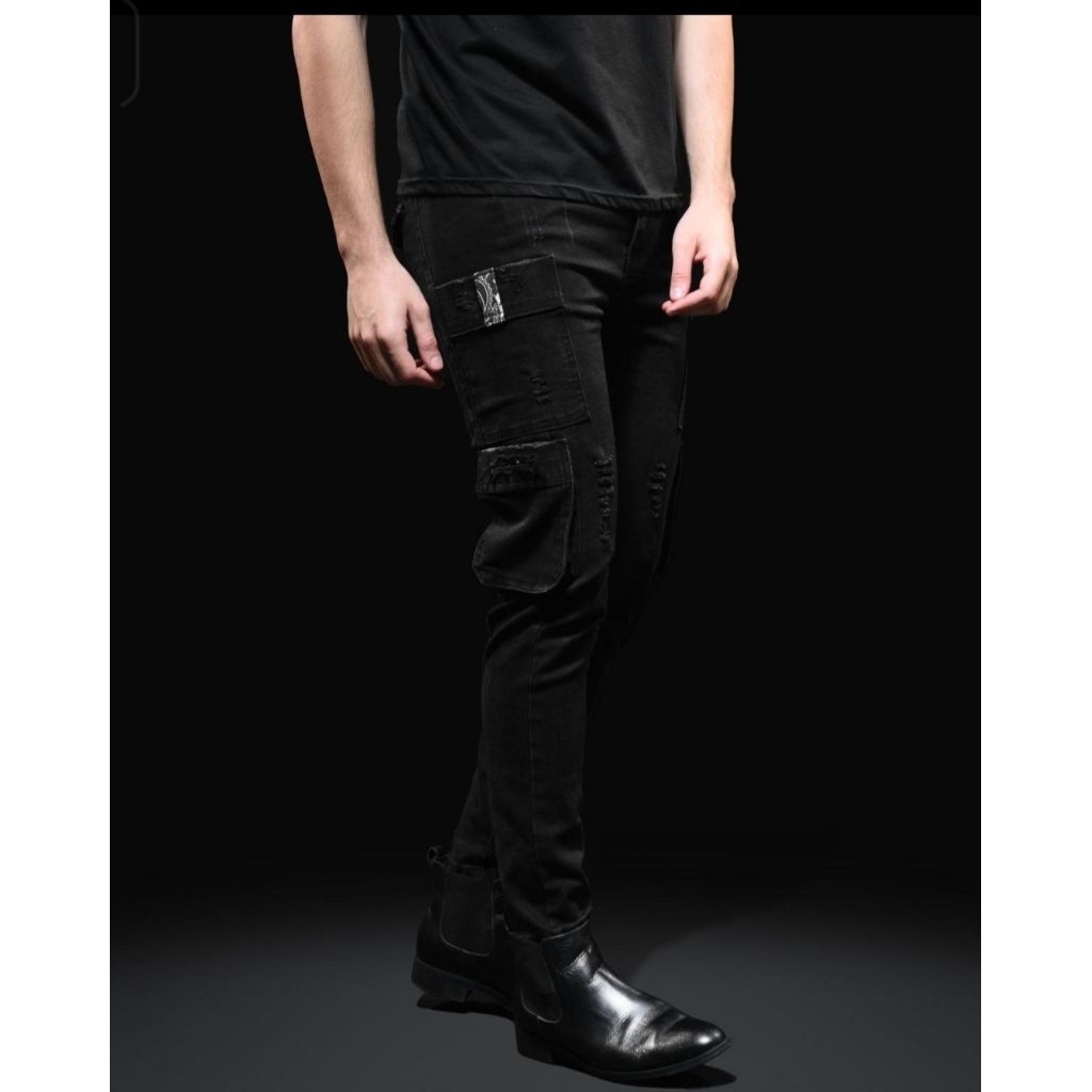 FAUSE CARGO JEANS PAISLEY