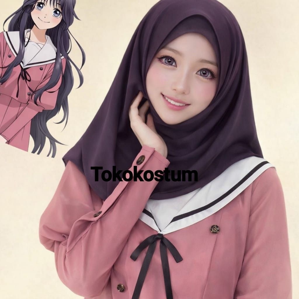 TOKOKOSTUM kaoruko waguri hijab cosplay