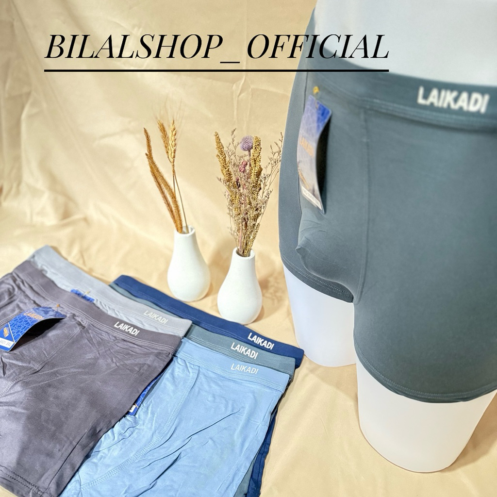 BILALSHOP CELANA DALAM BOXER PRIA DEWASA LAIKADI BEST QUALITY PREMIUM || CD PRIA BOXER DEWASA BAHAN 