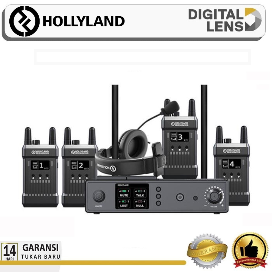 Hollyland Mars T1000 Full-Duplex Wireless Intercom System