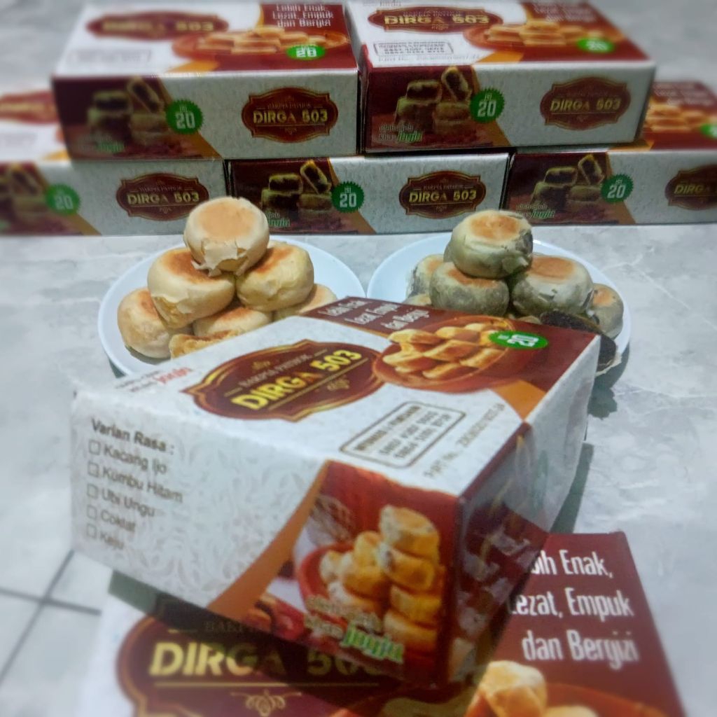 Bakpia Pathok DIRGA 503 Bakpia Basah Vakum Khas Jogja
