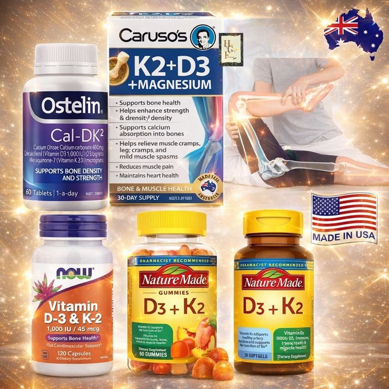 Carusos Vitamin K2 + D3 + Magnesium 30 Tablet