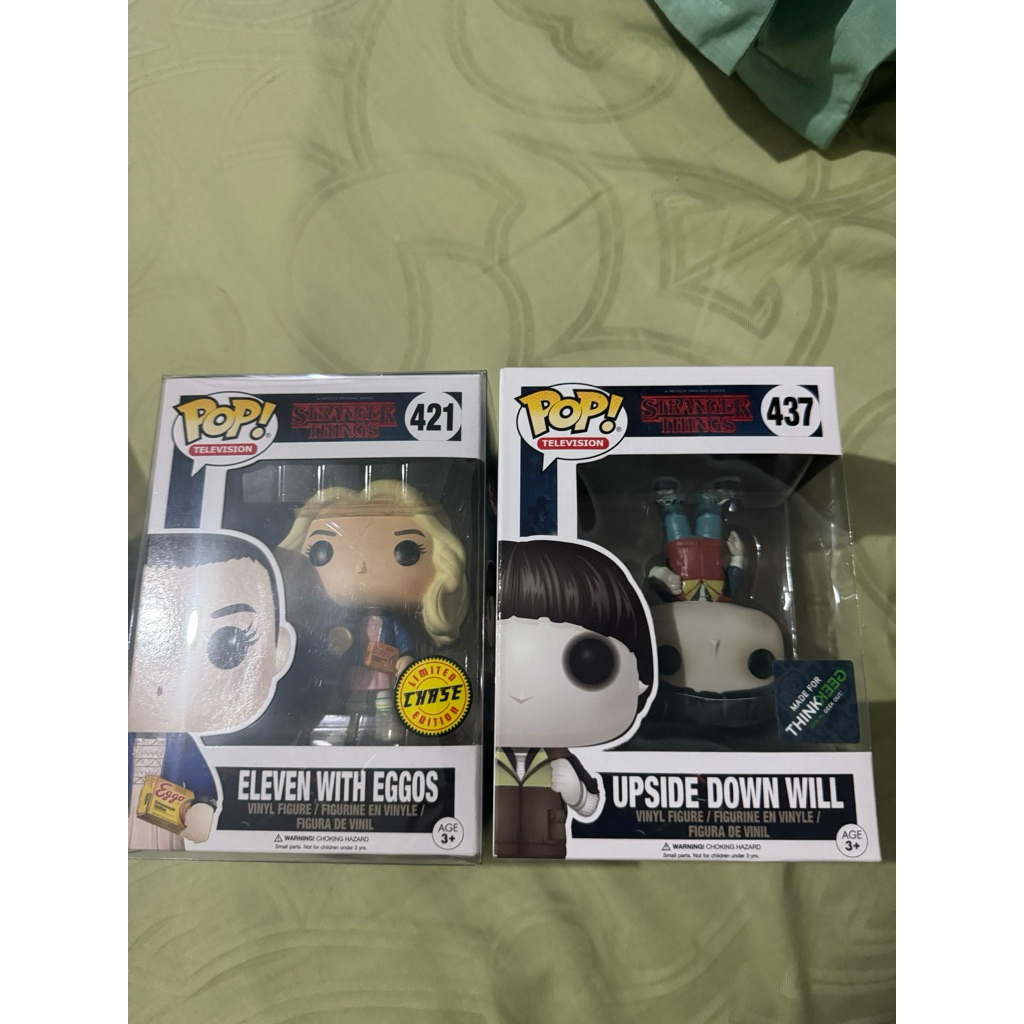 stranger things will & eleven chase funko pop vinyl