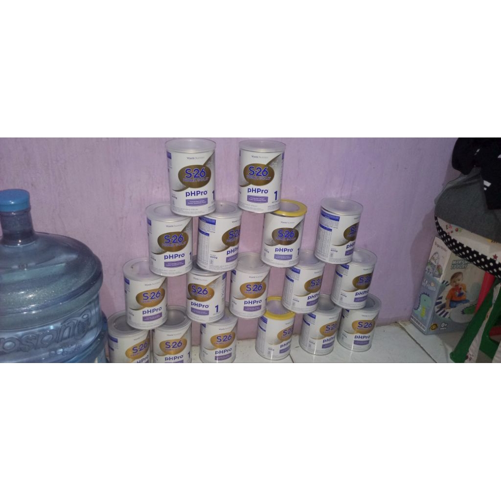 JUAL Kaleng susu s26 phpro bekas tahap 1 (see description)