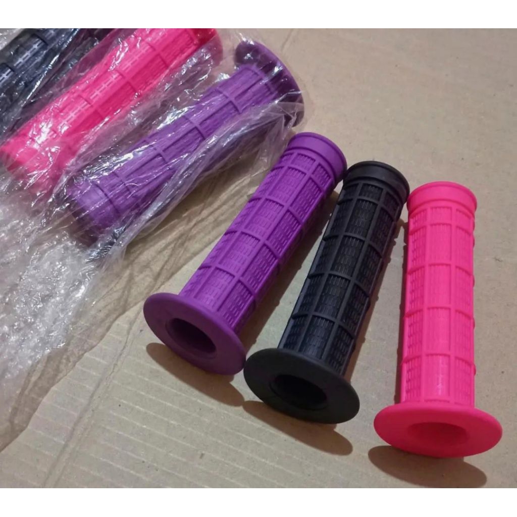 handgrip sepeda warna pink hitam ungu grip sepeda