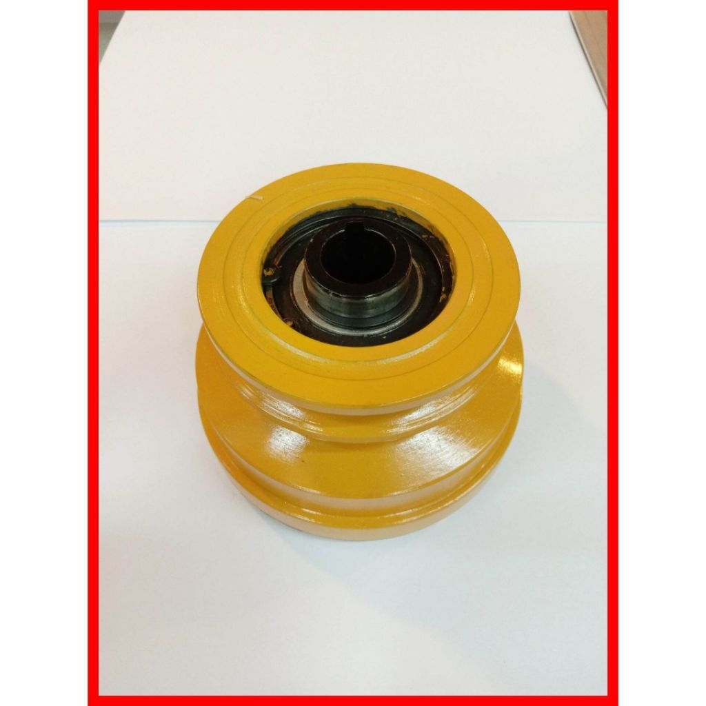 pulley kopling mesin stemper kodok As 20 mili / pully stemper kodok Lobang 20 mili