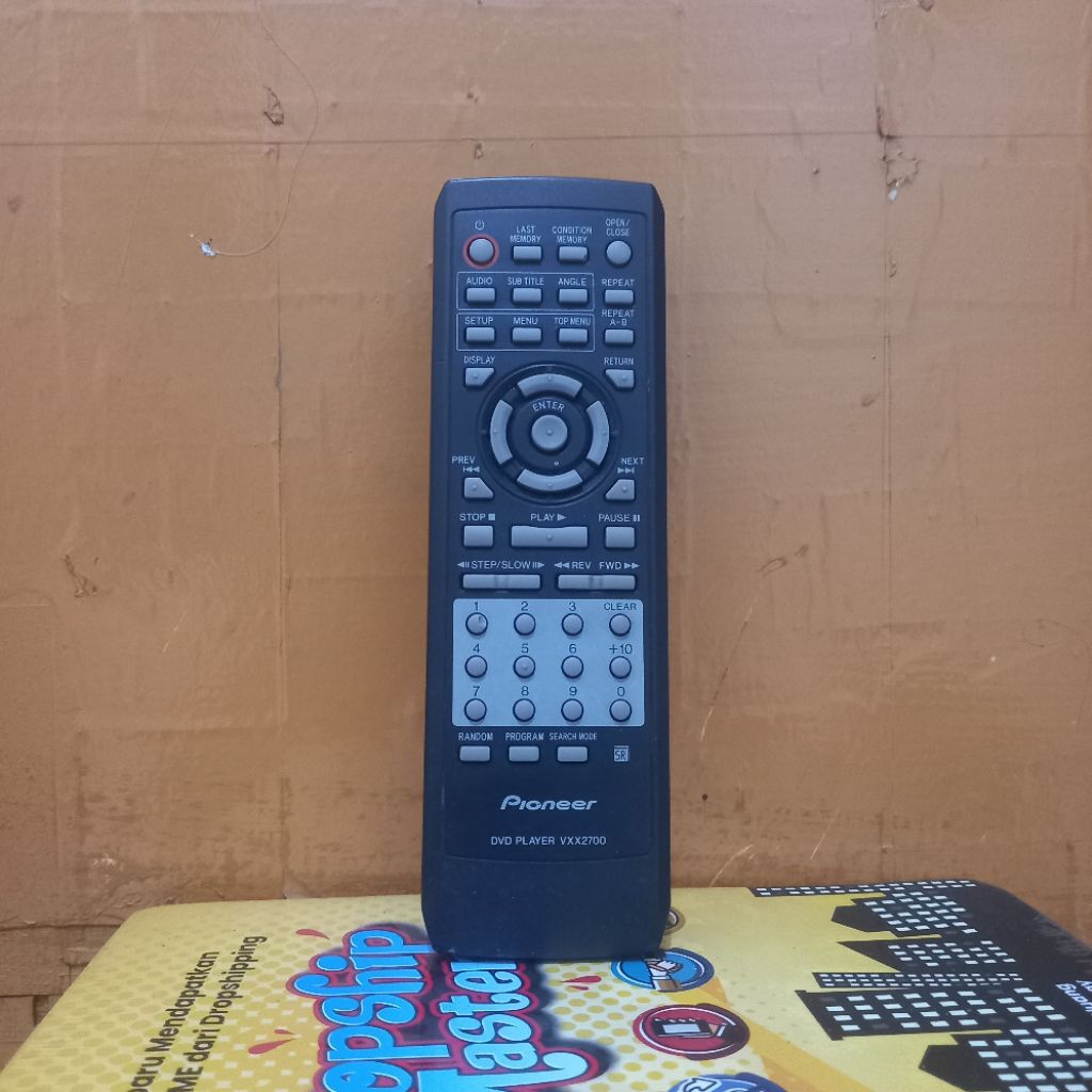 REMOTE DVD PLAYER PIONEER SERI VXX2700 ORIGINAL