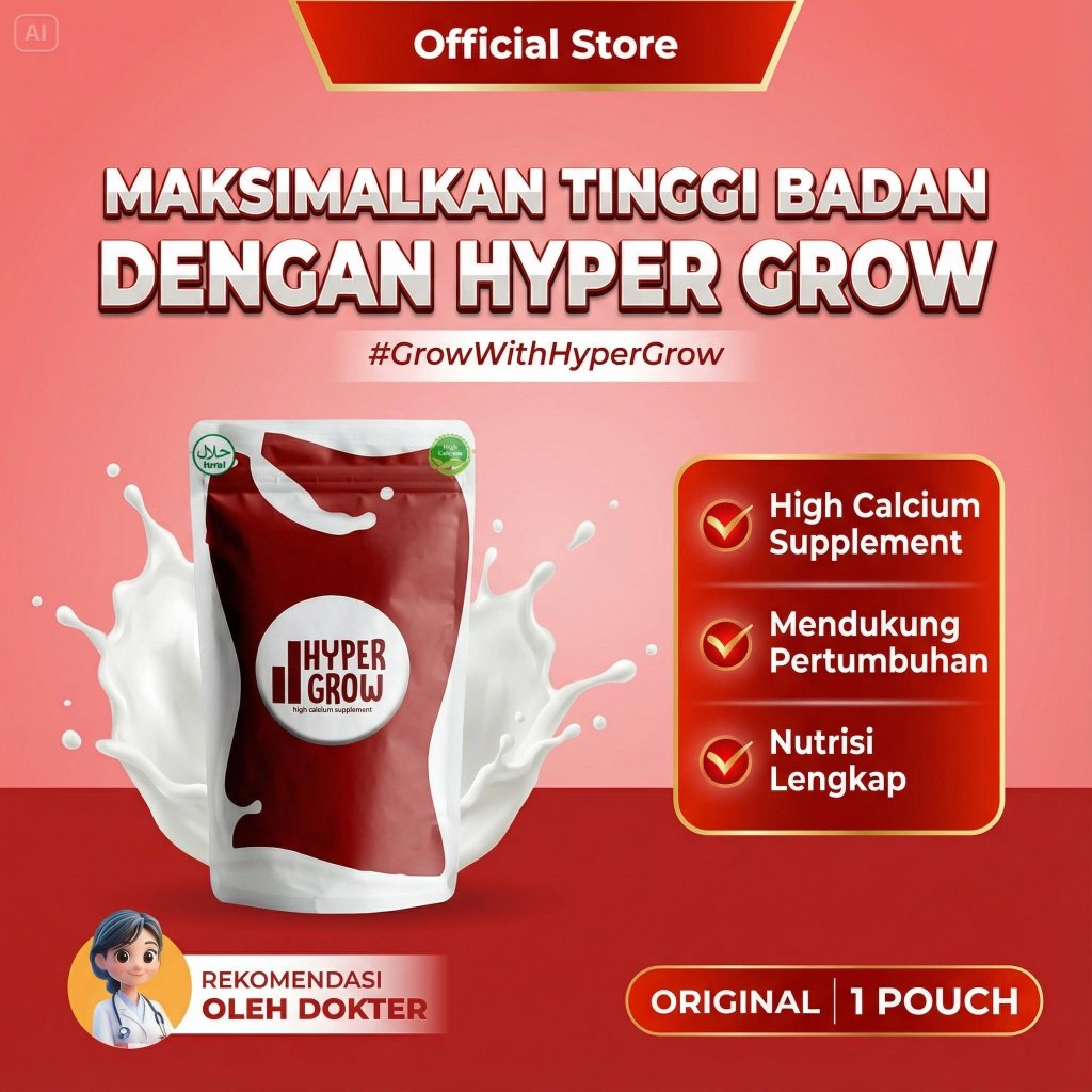 Susu Peninggi Badan Hyper Grow Susu Terbaik Untuk Tinggi Badan Anak Remaja Dan Dewasa