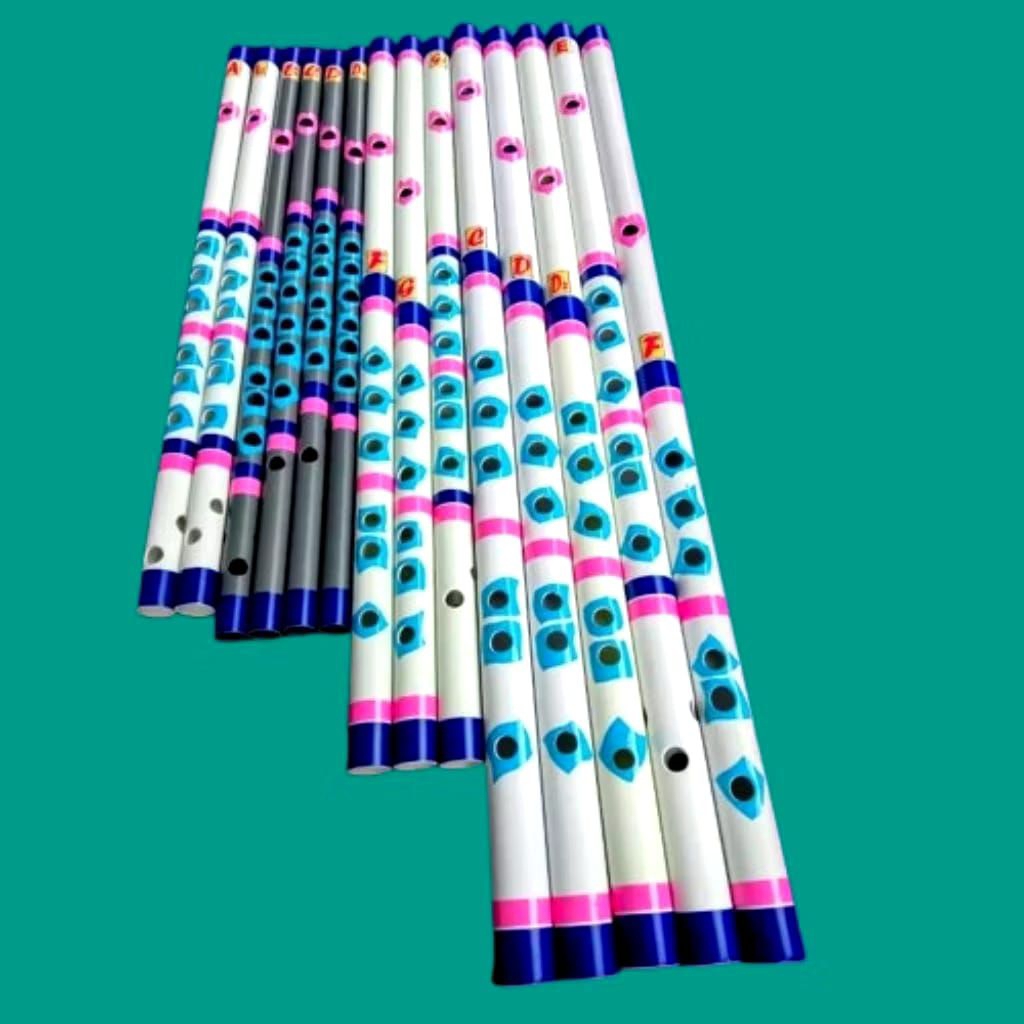 Seruling dangdut pipa paralon PVC bijian murah, flat keyboard