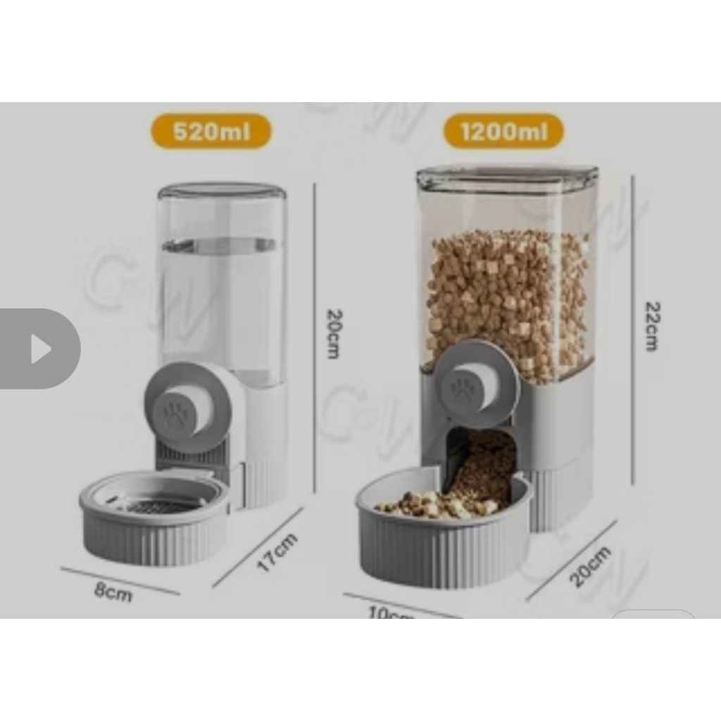 Tempat makan & minum kucing otomatis