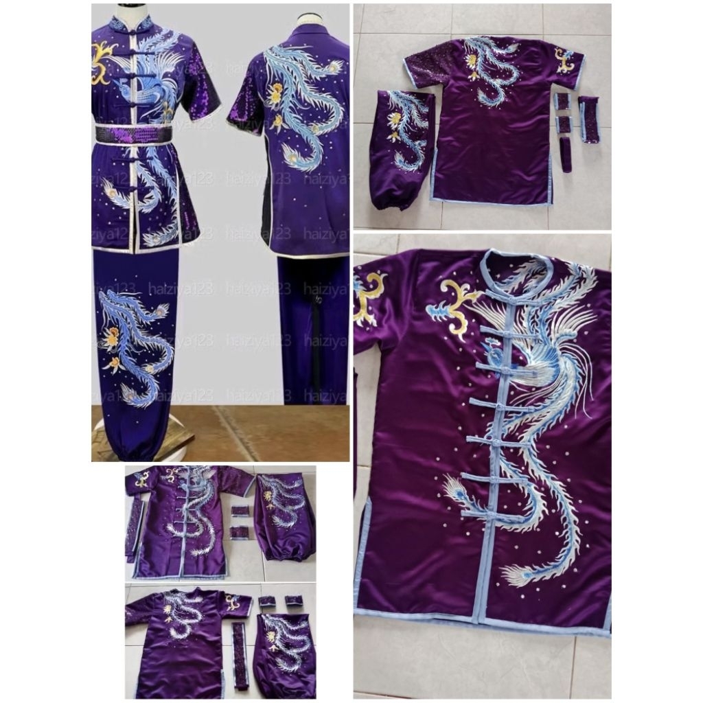 Pre Order Pakaian Wushu untuk lomba pertandingan Wushu