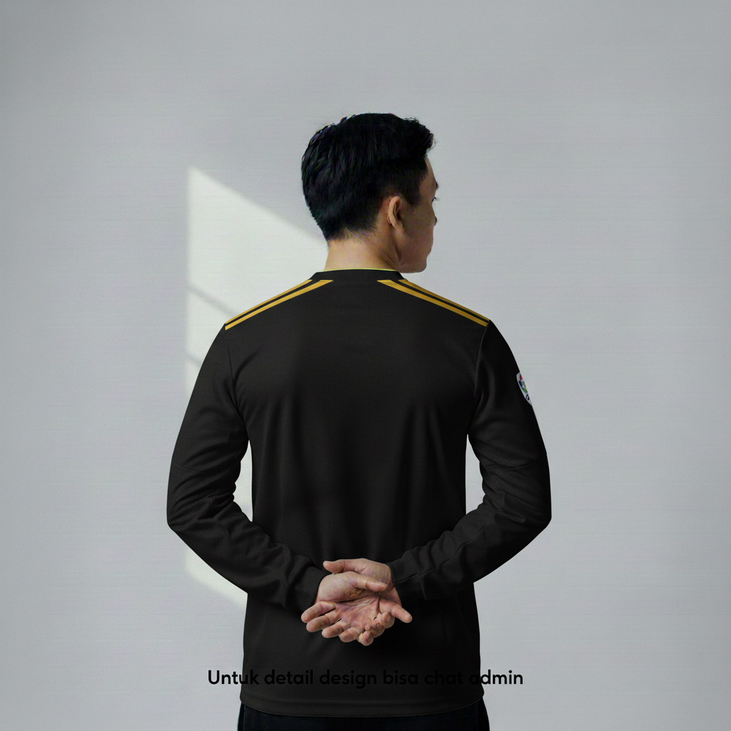 ATHLETIC SPORTWEAR - Jersey Vintage Bola Fantasy Real Madrid Away 2011-12 Fullprinting Casual - Atas