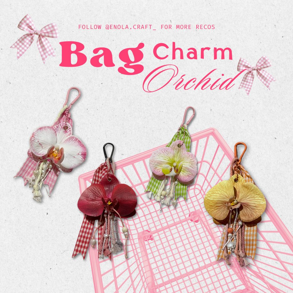 Bag Charms Enola - Gantungan Tas Cantik