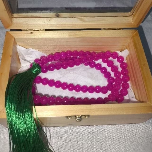 Tasbih asma giok pingk