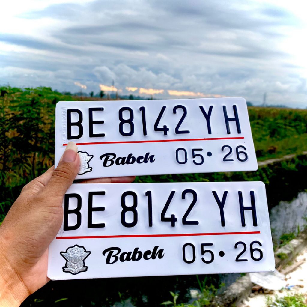 PLAT MOTOR BAUT TANAM/PLAT MOTOR VARIASI/PLAT MOTOR BAUT TANAM